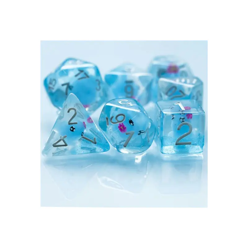 Blue Octopus RPG Dice Set