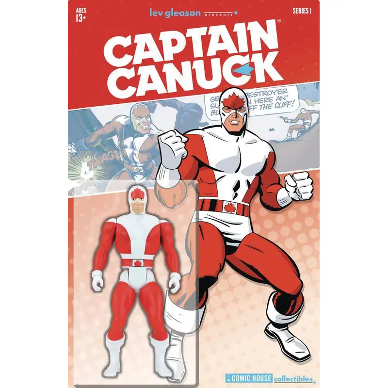 CAPTAIN CANUCK WINDOW BOXED ACTION FIGURE