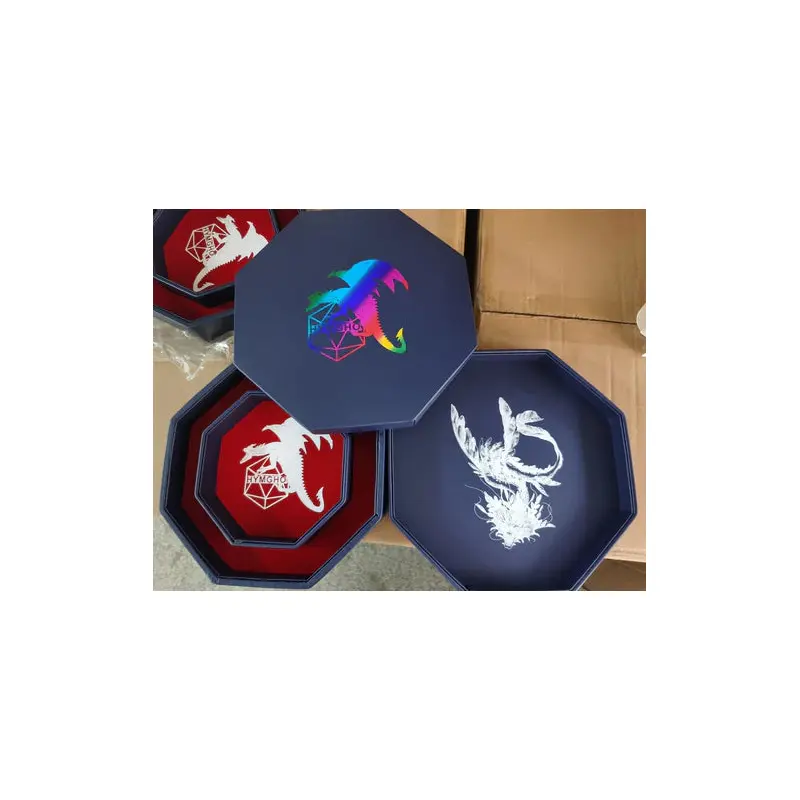 HYMGHO Dragon Prism Dice Tray with Lid