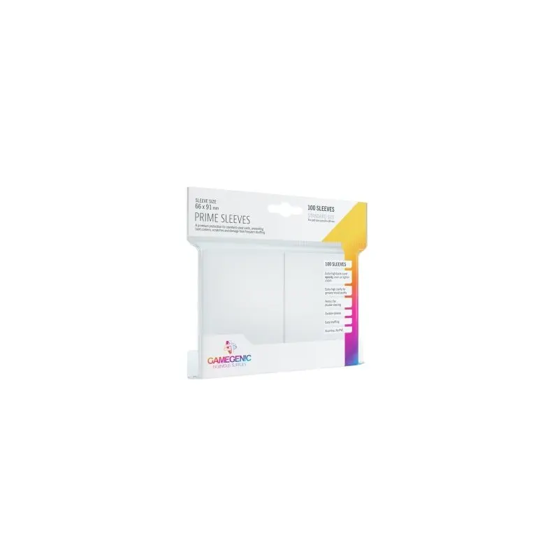 White 100ct Prime Sleeves GG Standard Size