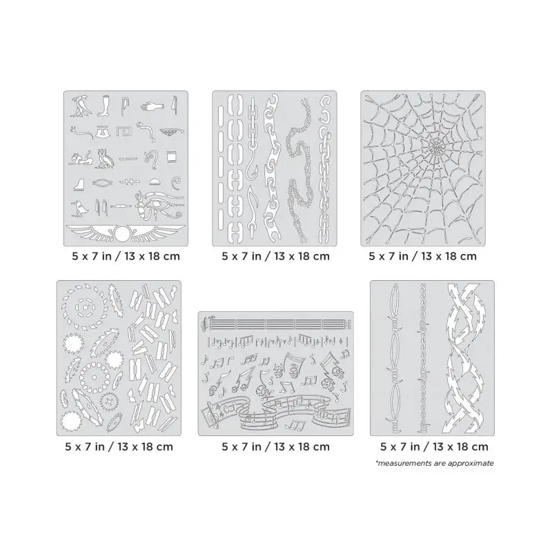 IWATA Artool FX3 Mini Series Freehand Airbrush Template by Craig Fraser