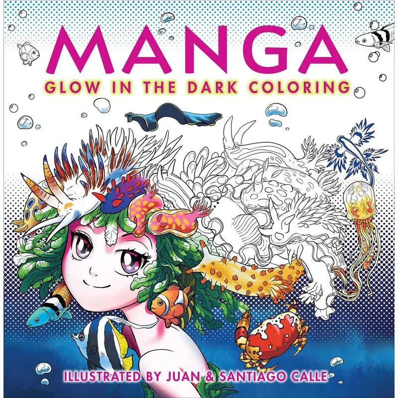 Manga Glow in the Dark Coloring