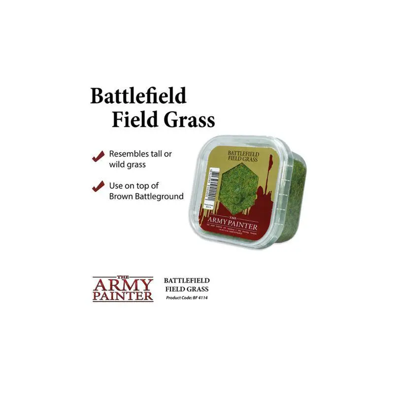 Army Painter Basing Material: Battlefield Field Grass