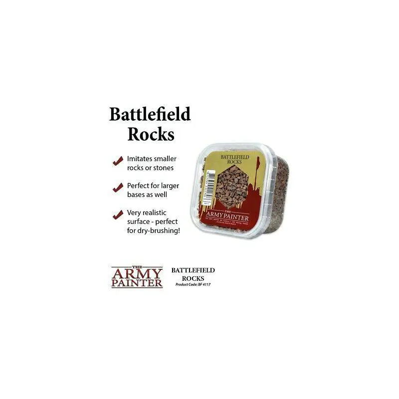 Army Painter Basing Material: Battlefield Rocks