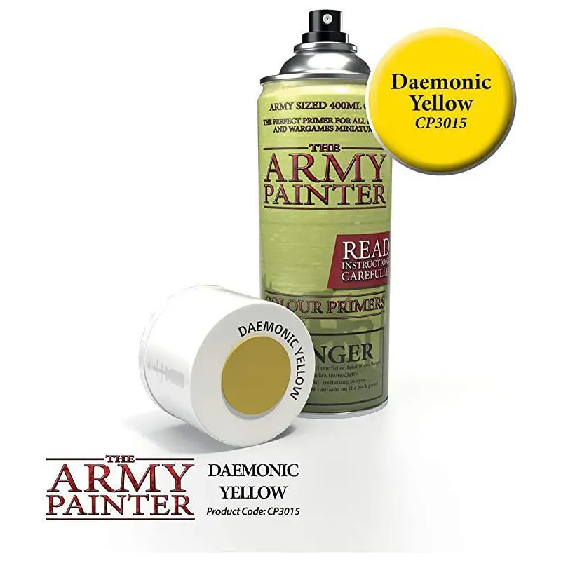 Army Painter Colour Primer: Daemonic Yellow