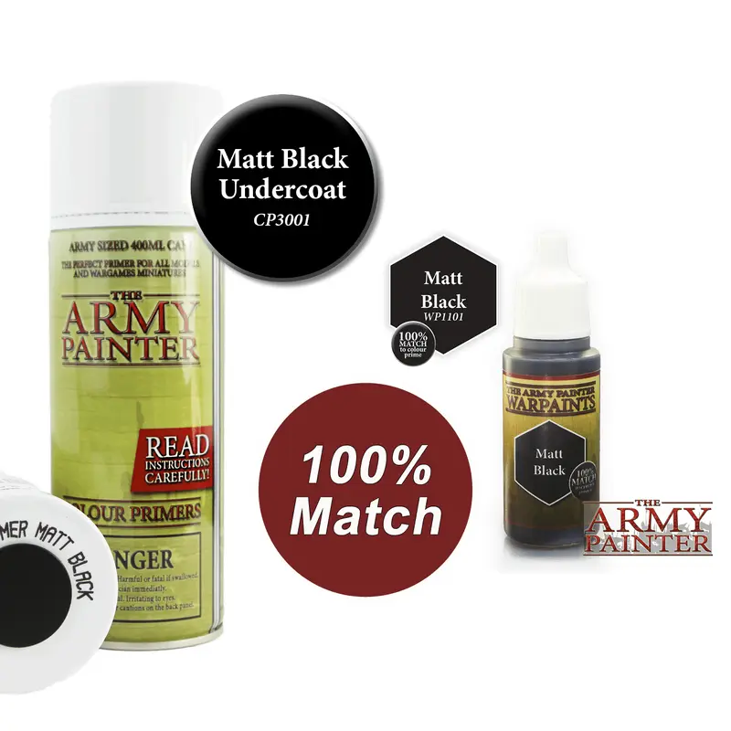 Army Painter Colour Primer: Matt Black