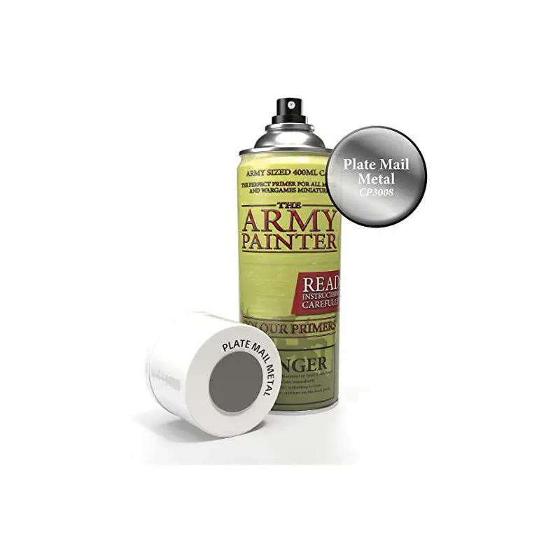 Army Painter Colour Primer: Platemail Metal