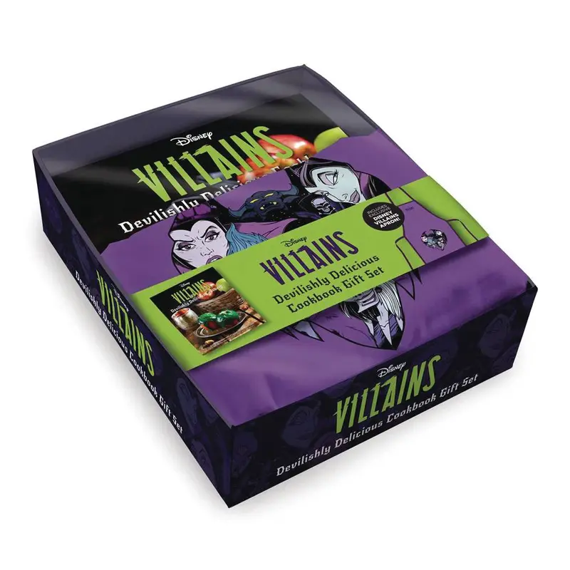 DISNEY VILLAINS DEVILISHLY DELICIOUS COOKBOOK GIFT SET