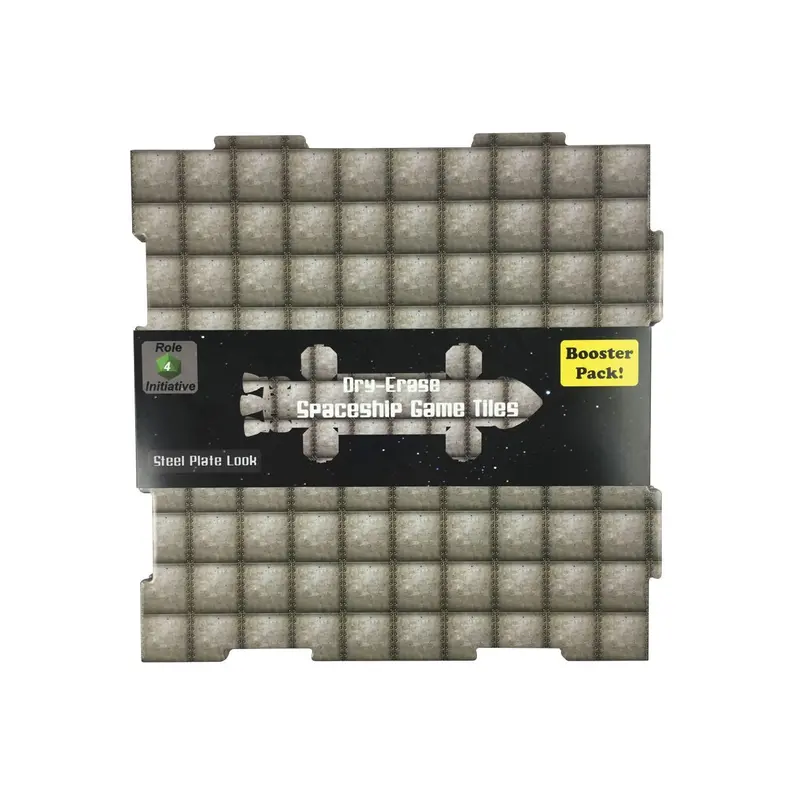 Dry-Erase Dungeon Tiles, Steel Plate, Booster Pack