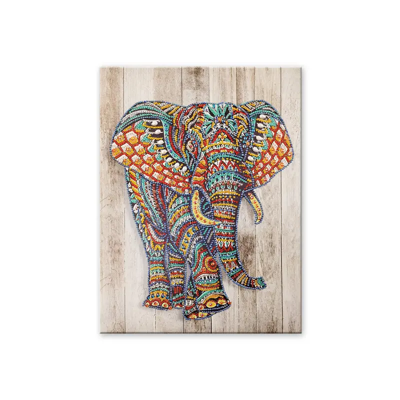 Craft Medley Diamond Painting Canvas Art Kit-Majestic Elephant