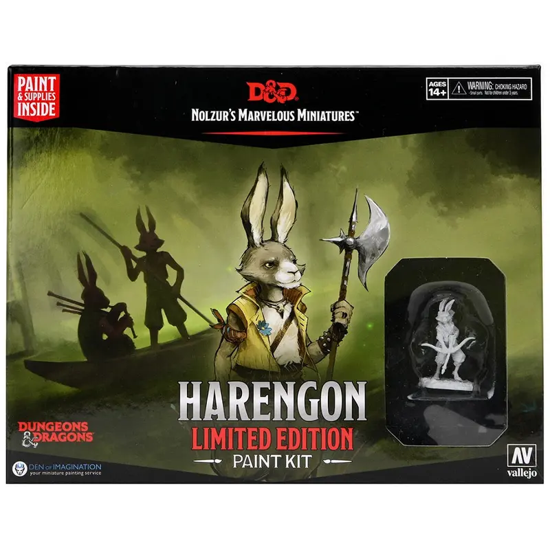 Dungeons & Dragons Unpainted Miniatures Paint Night Kit: Harengon