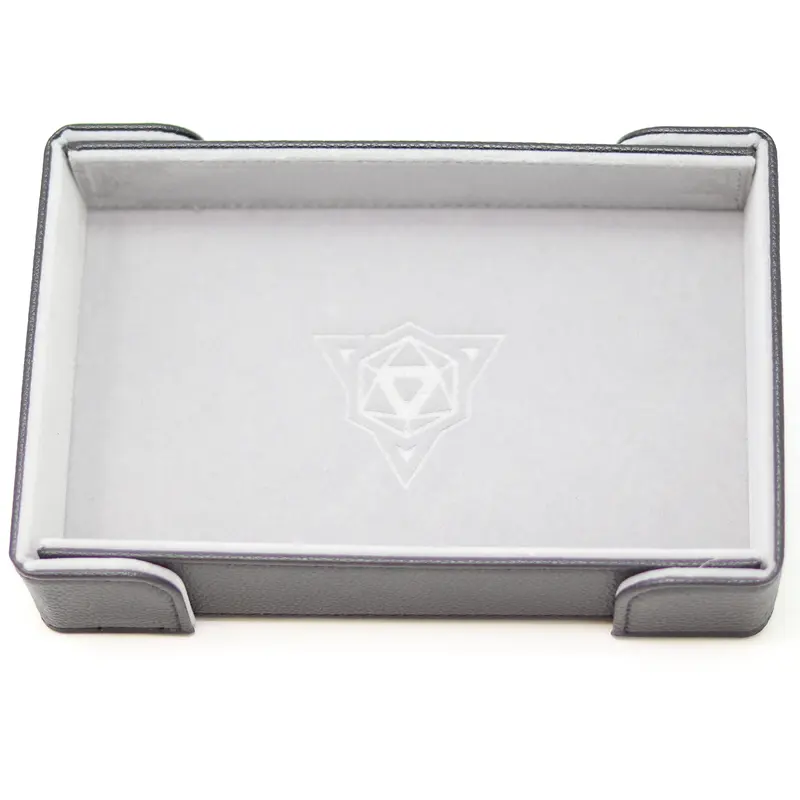 Magnetic Rectangle Tray w/ Gray Velvet