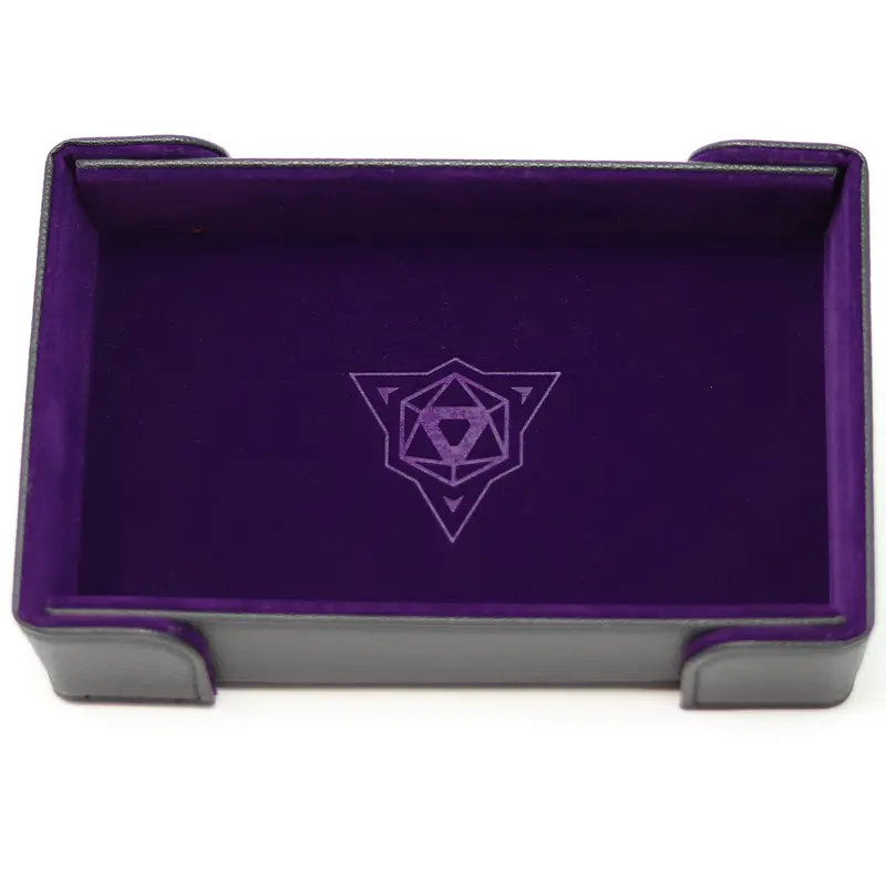 Magnetic Rectangle Tray w/ Purple Velvet