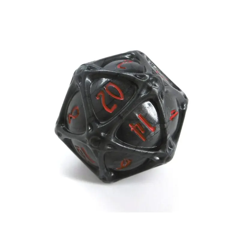 Poly Hero Dice: d20 Orb Shadow & Demon's Eye