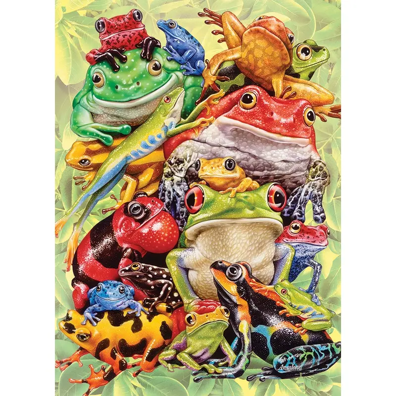 Cobble Hill 350pc Family Puzzle - Frog Pile