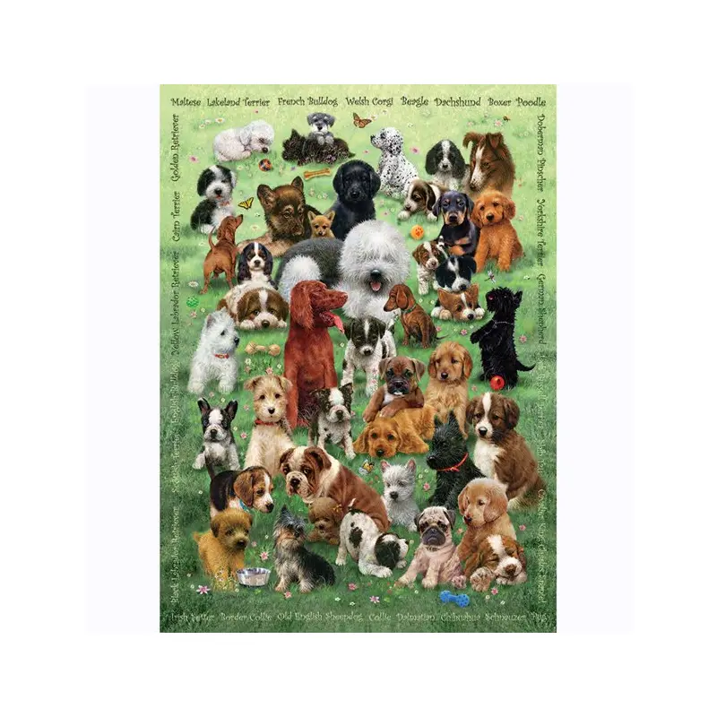 Cobble Hill 350pc Family Puzzle - Puppy Love