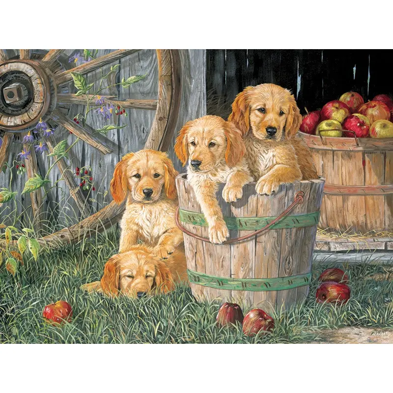 Cobble Hill 350pc Family Puzzle - Puppy Pail