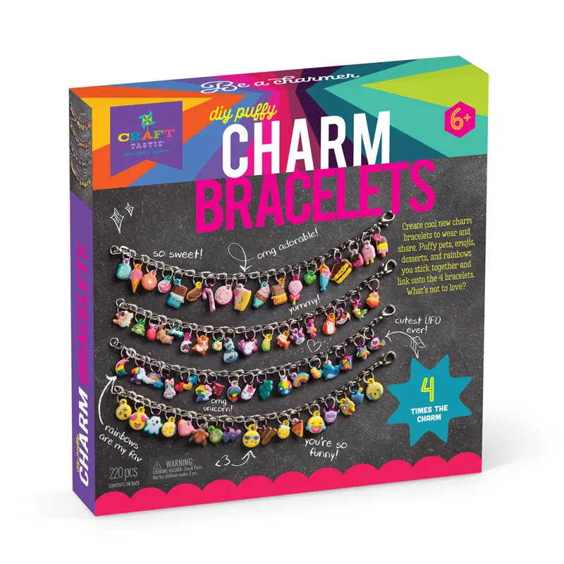 CRAFT-TASTIC DIY PUFFY CHARM BRACELETS