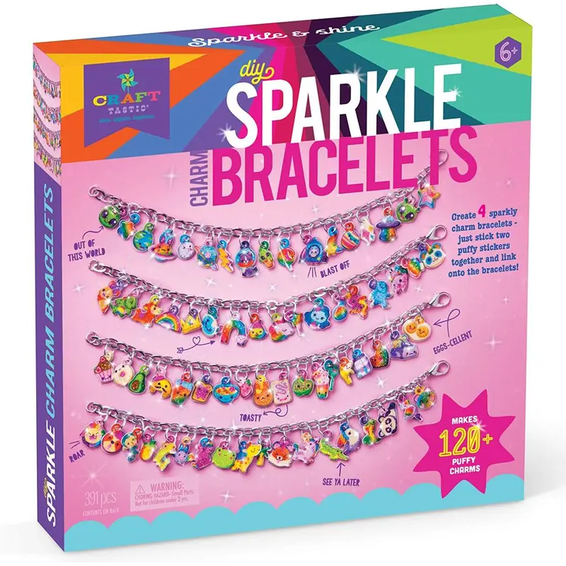 CRAFT-TASTIC DIY SPARKLE CHARM BRACELETS