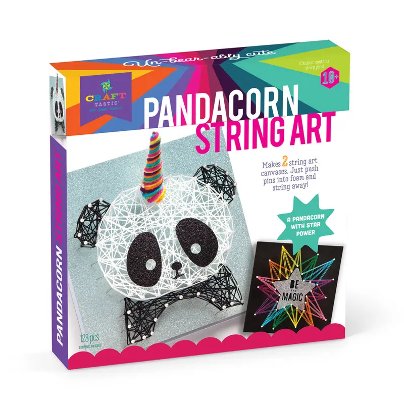 CRAFT-TASTIC PANDACORN STRING ART