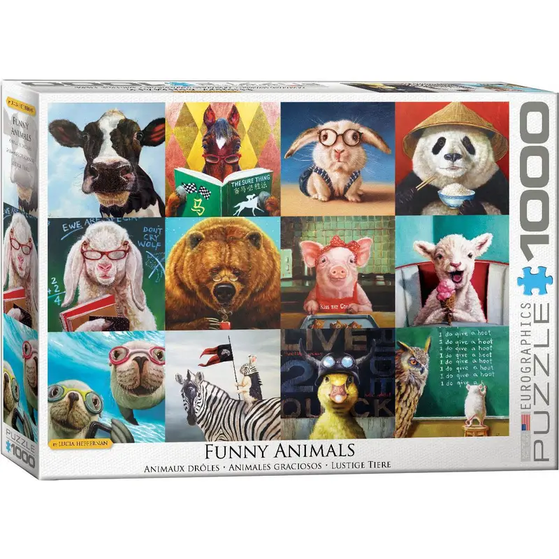 Lucia Heffernan - Funny Animals (Eurographics 1000 pc)