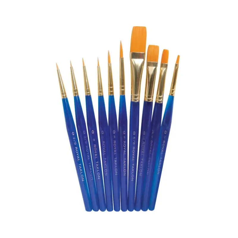Rset SVP1 Gold Taklon 10 pc Brush set