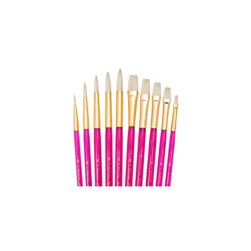 Rset SVP5 White Bristle 10 pc Brush set