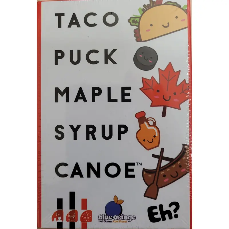 Taco Puck Maple Syrup Canoe