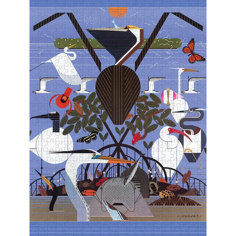 Charley Harper - Coastal Creatures (Pomegranate 500pc)