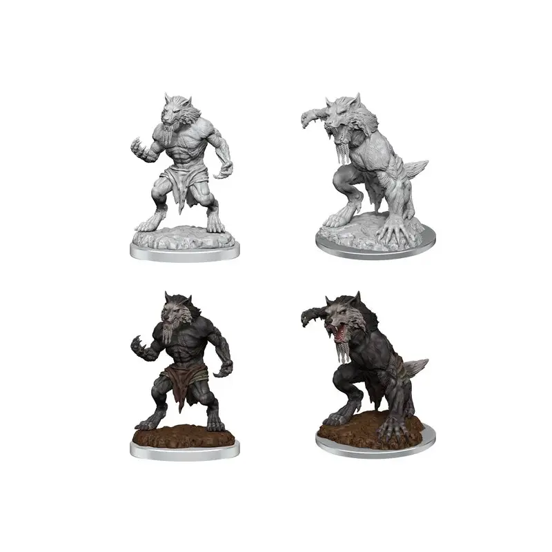 Critical Role Unpainted Minis: Fey Werewolves