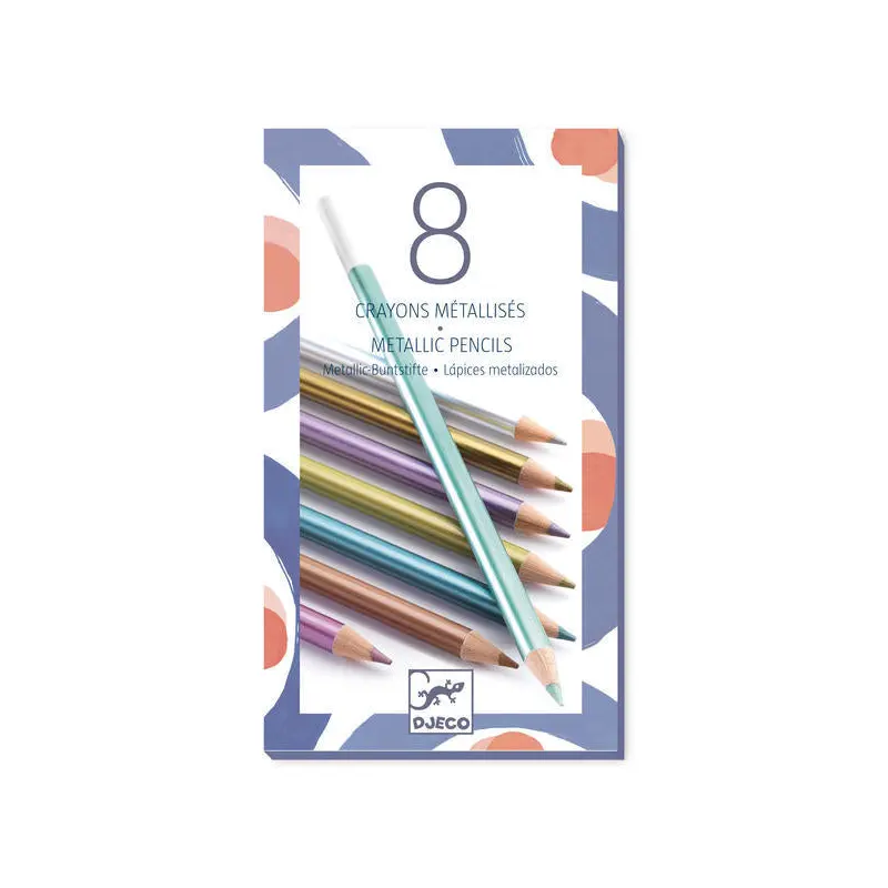 Djeco Metallic Pencils 8Pc
