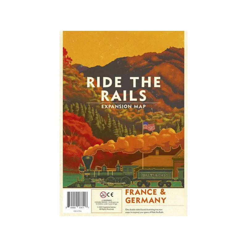 Ride the Rails: France & Germany Map