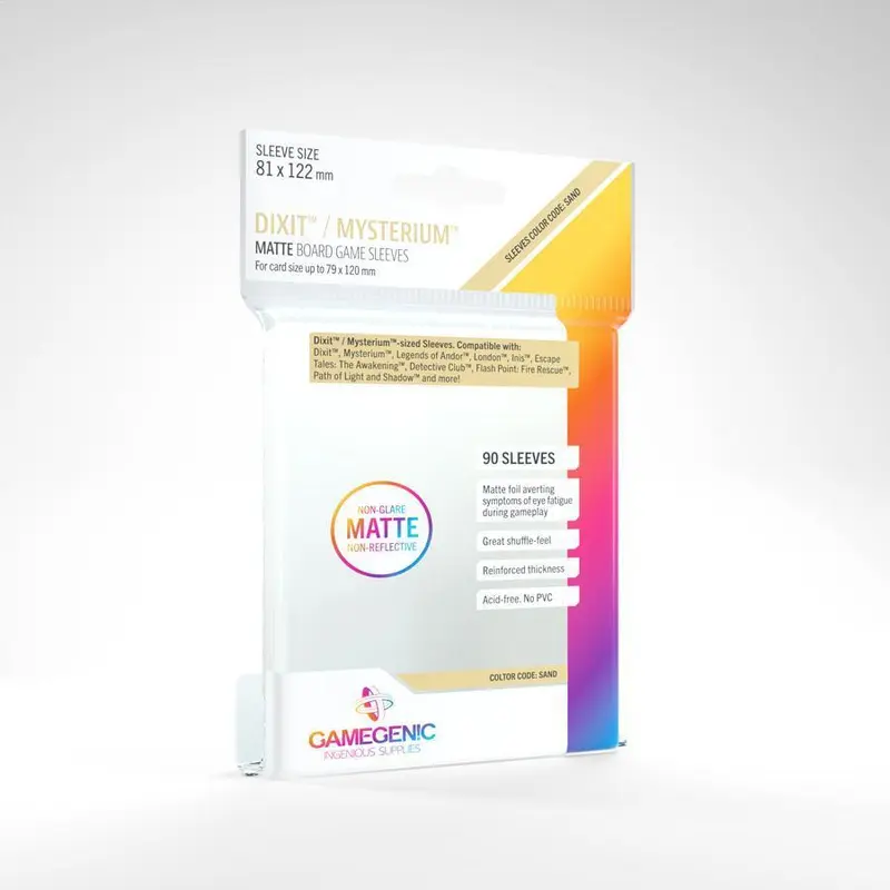 Gamegenic Sleeves Matte Dixit/Mysterium (Color Code: Sand)