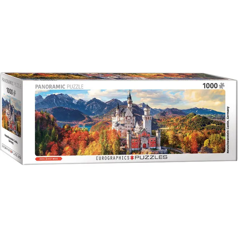 Neuschwanstein Castle in Autumn (Eurographics 1000pc Panoramic)