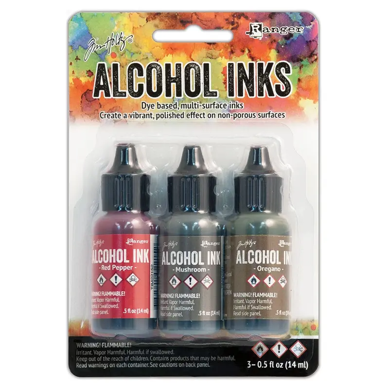 Tim Holtz Alcohol Ink Set TUSCAN GARDEN Ranger TIM20707