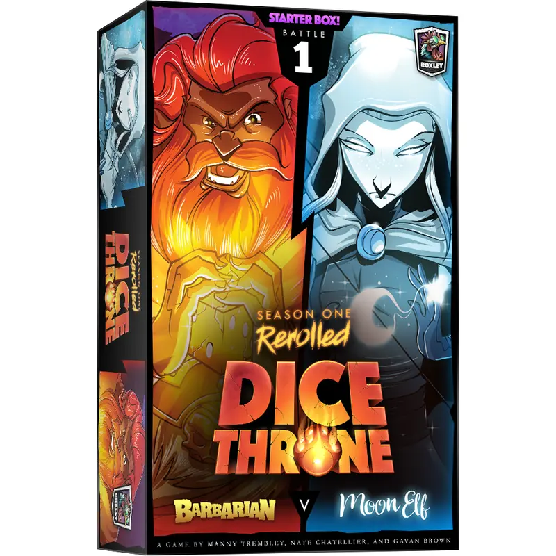 Dice Throne Season One Rerolled: Barbarian vs Moon Elf