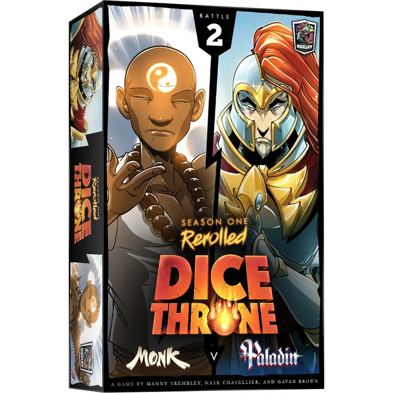 Dice Throne Season One Rerolled: Monk v Paladin