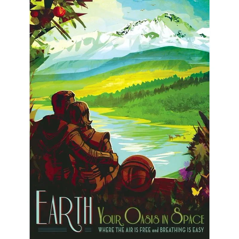 Oasis in Space (New York Puzzle Company 1000pc)