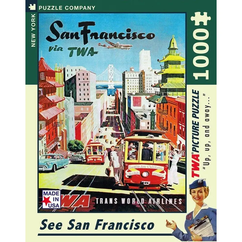 San Francisco (New York Puzzle Company 1000pc)