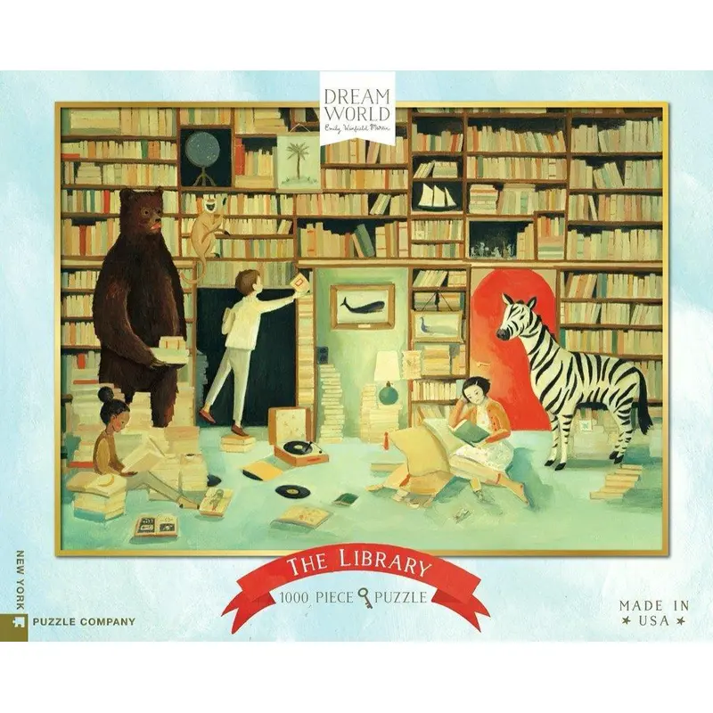 The Library (New York Puzzle Company 1000pc)