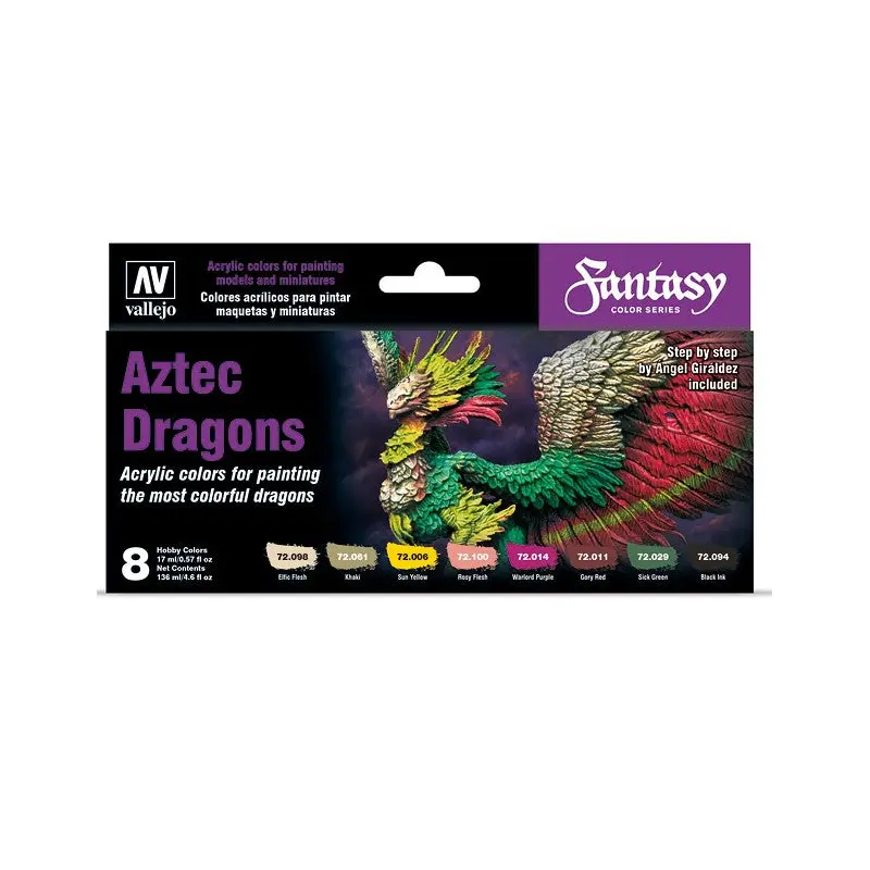 Vallejo Paint Set: 72.306 Aztec Dragons