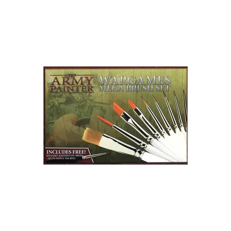 Army Painter: Wargames Mega Brush Set