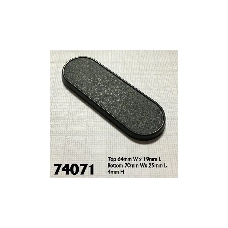 Reaper Base Boss: 70x25 mm Oval Gaming Base (74071)