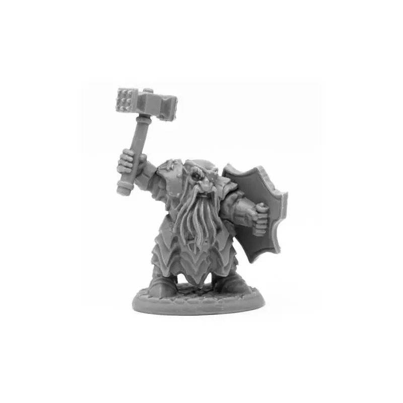 Reaper Bones Black: Dark Dwarf Striker (44107)