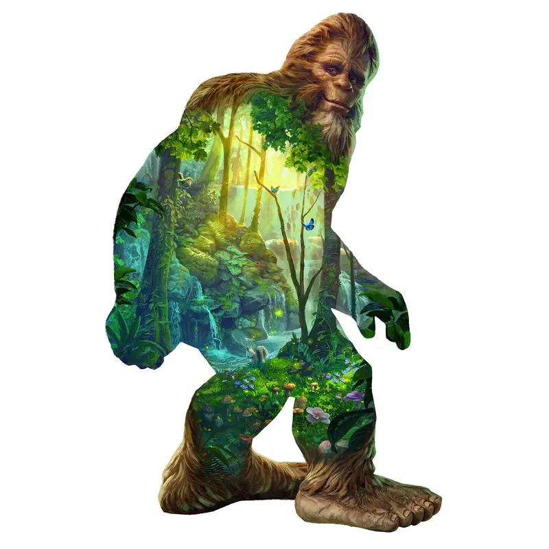 Big Foot Shaped 850pc Puzzle