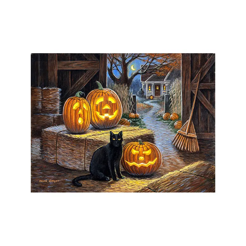 Cat O Lantern 500pc puzzle