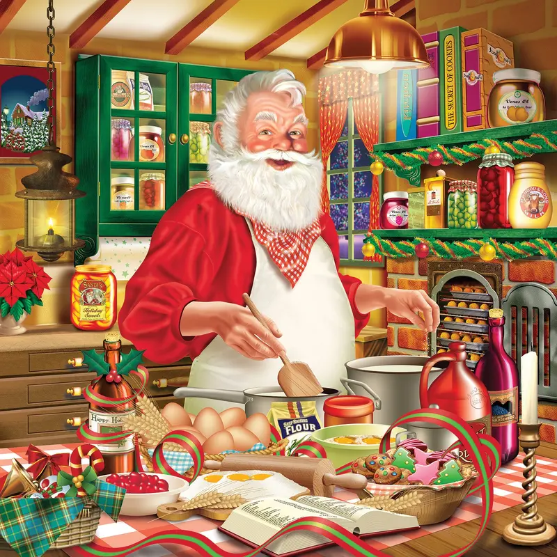 Cooking Santa 500 Pc Puzzle