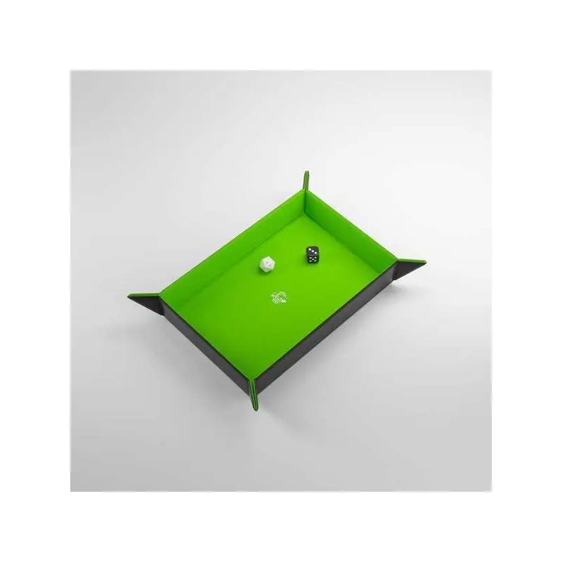 Gamegenic Magnetic Dice Tray Rectangular Black/Green