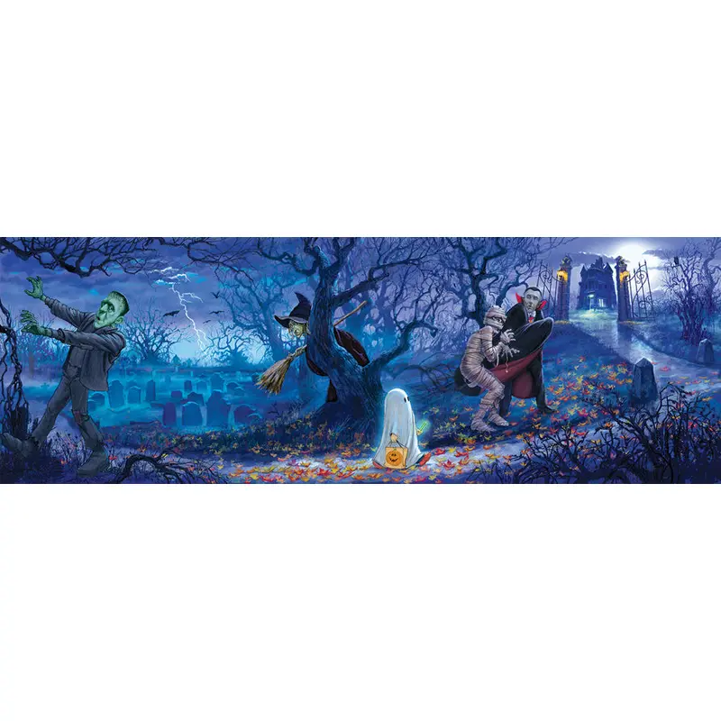 Halloween Scene 500 Pc Puzzle