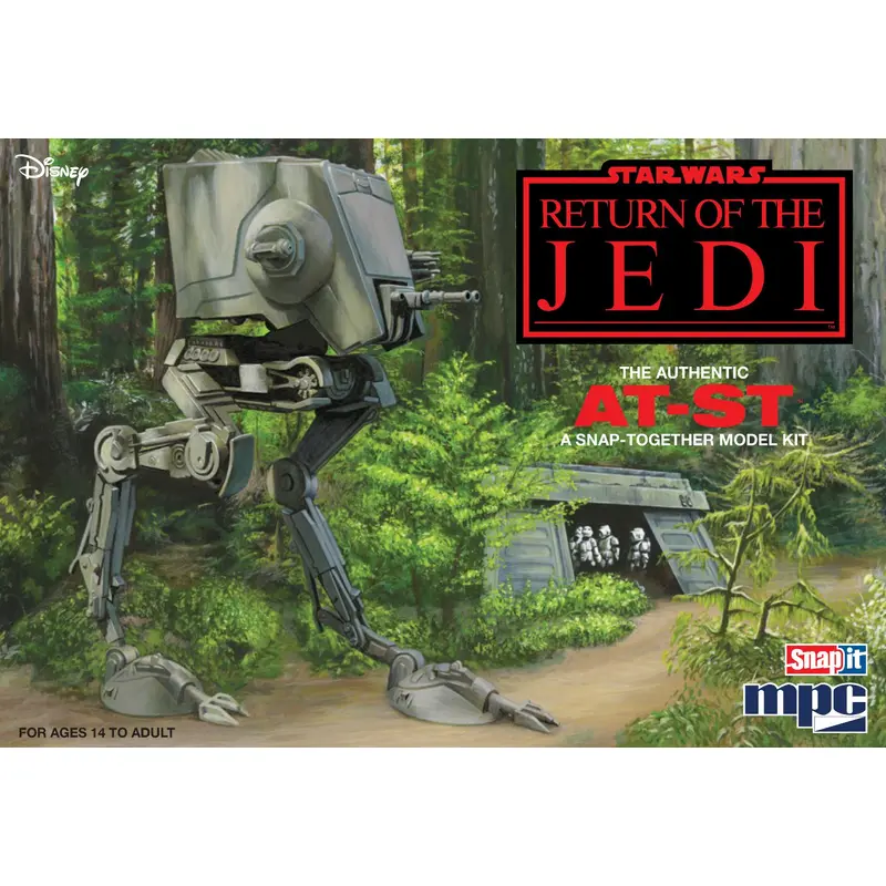 MPC STAR WARS RETURN OF THE JEDI AT-ST WALKER 1:100 SCALE MODEL KIT